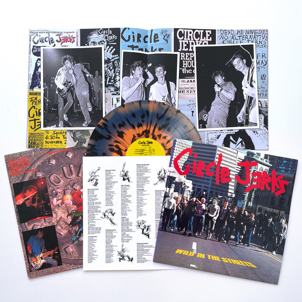 Circle Jerks (Wild in the Streets Deluxe Anniversary Edition) Black Splatter Vinyl