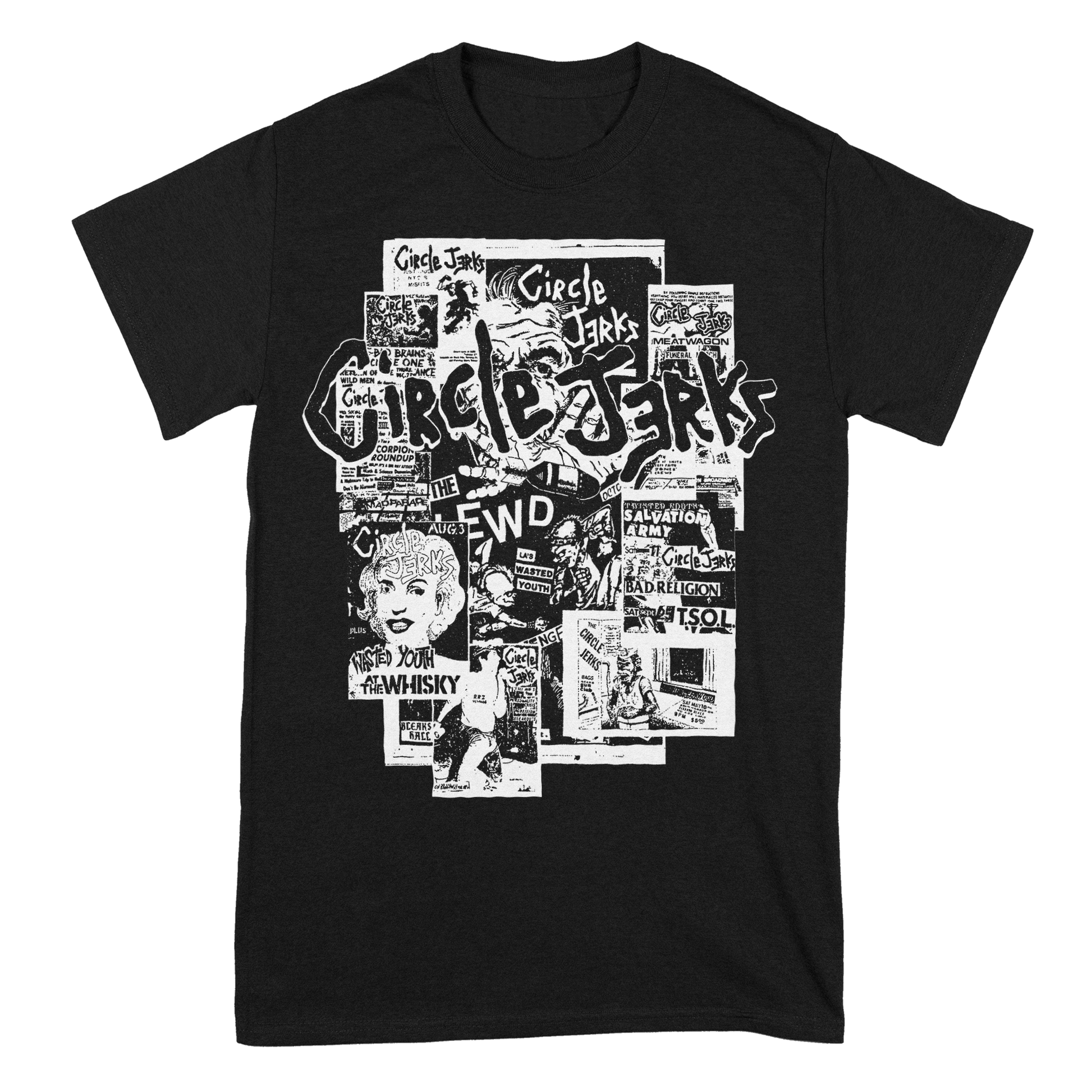 Circle Jerks (Flyers) T-Shirt